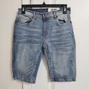 Evolution In Design Denim Shorts Boys 18 (27x11) Slim Hip Hop Streetwear Y2K